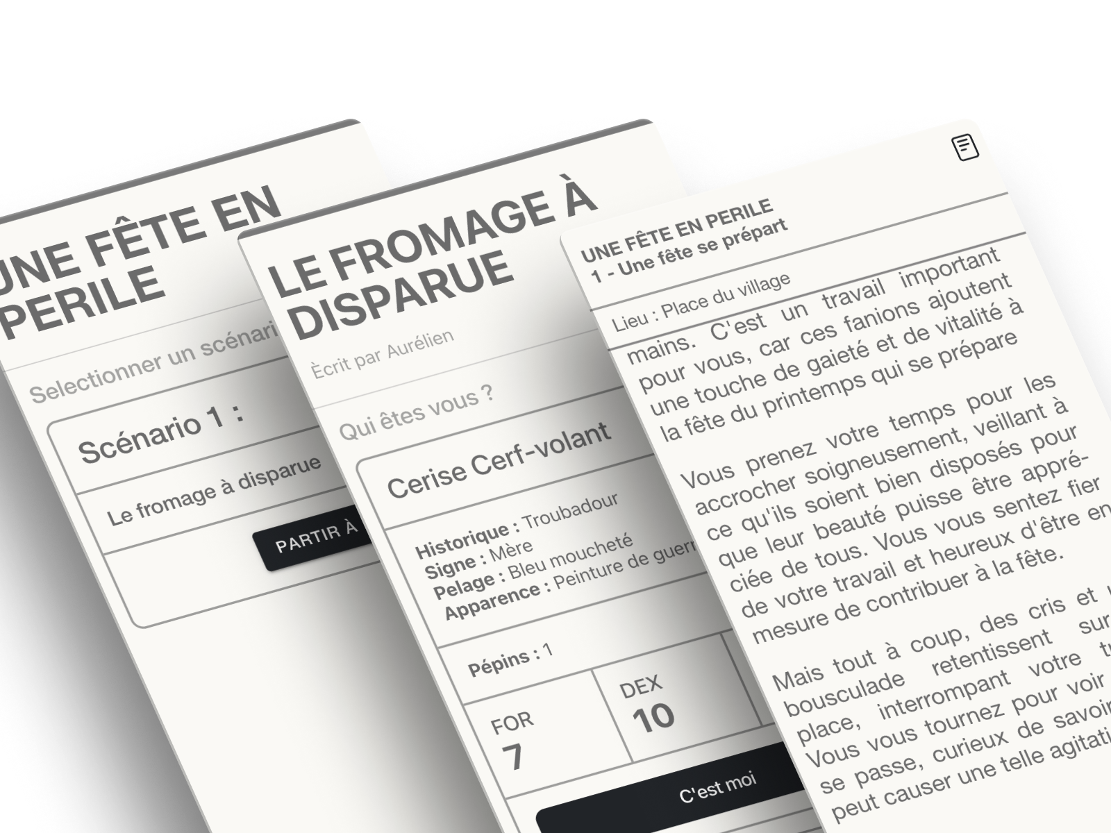 JDR solidaire : C'est mon Histoire